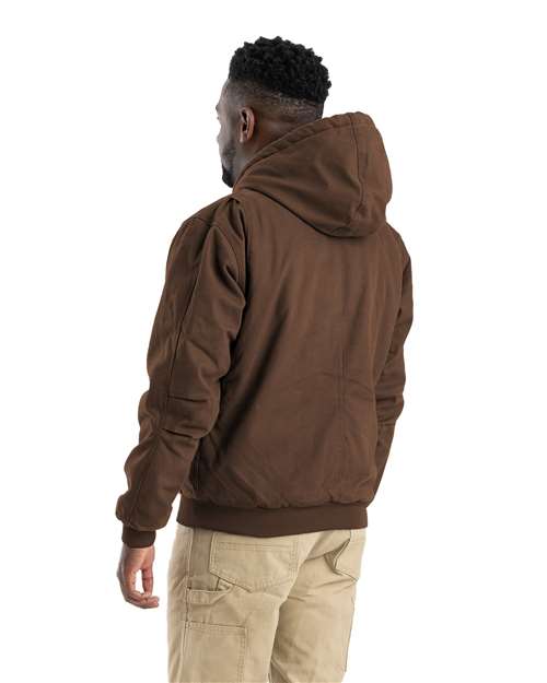 Men's Heartland Washed Cotton Duck Hooded Jacket - Bark