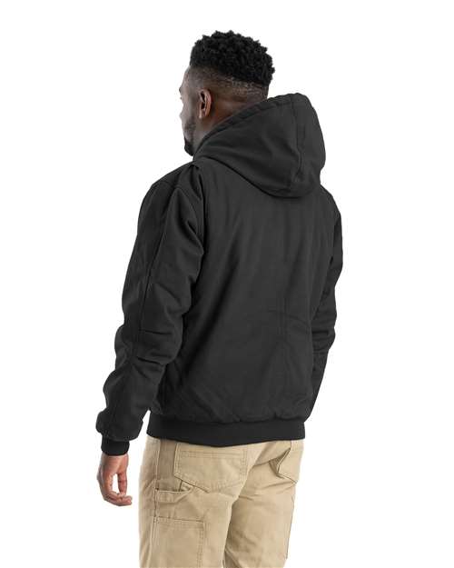 Men's Heartland Washed Cotton Duck Hooded Jacket - Black