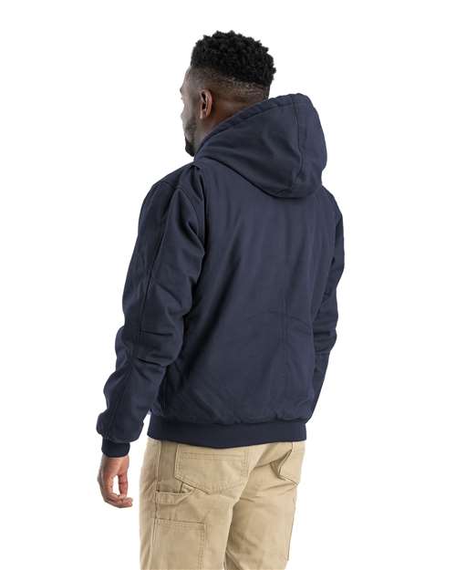 Men's Heartland Washed Cotton Duck Hooded Jacket - Navy