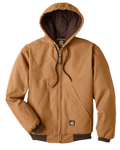 Men's Berne Heritage Hooded Jacket - Brown Duck