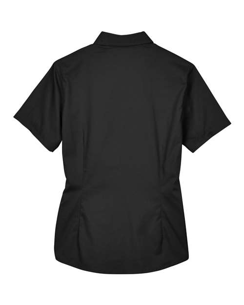 Women's Optimum Short Sleeve Twill Shirt - Black