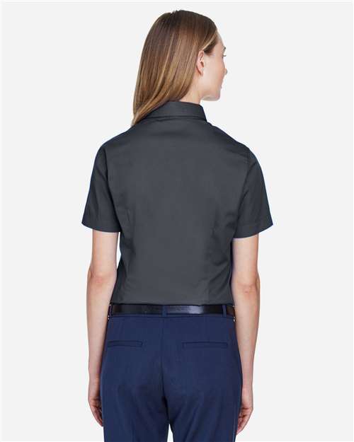 Women's Optimum Short Sleeve Twill Shirt - Carbon