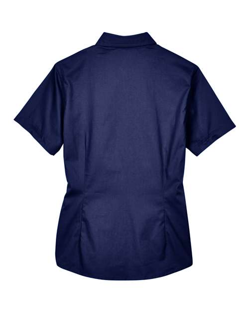 Women's Optimum Short Sleeve Twill Shirt - Classic Navy