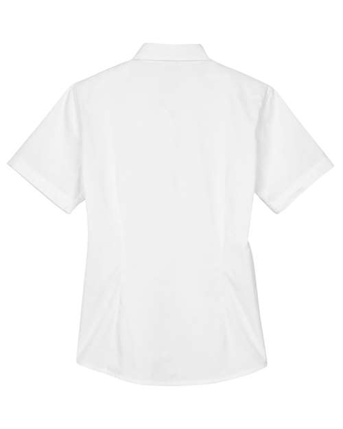 Women's Optimum Short Sleeve Twill Shirt - White