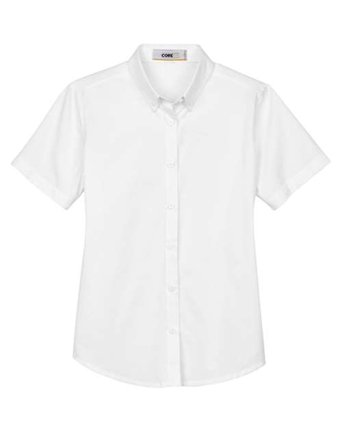 Women's Optimum Short Sleeve Twill Shirt - White