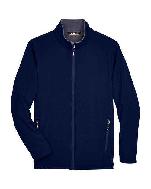 Men's Tall Cruise Two-Layer Fleece Bonded Soft Shell Jacket - Classic Navy