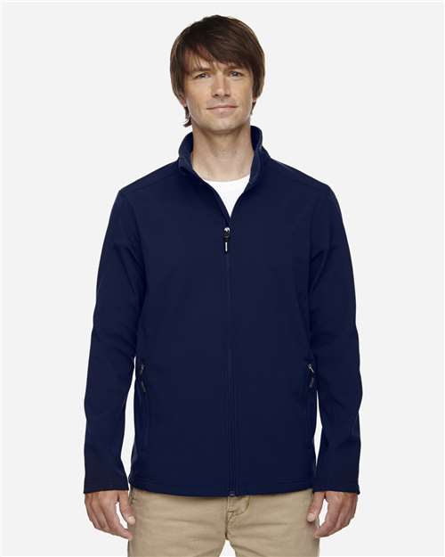 Men's Tall Cruise Two-Layer Fleece Bonded Soft Shell Jacket - Classic Navy