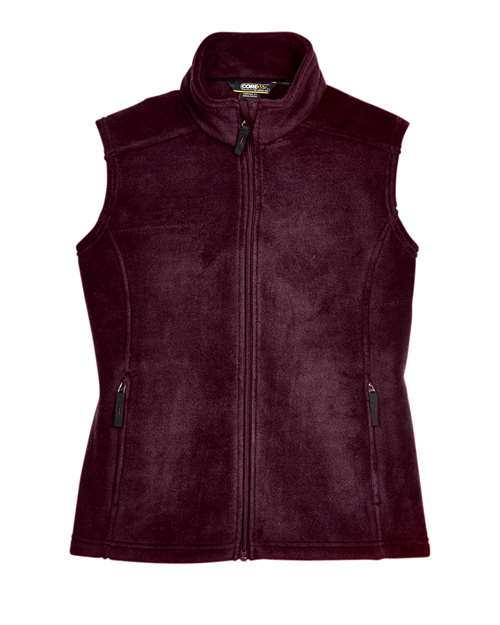 Women's Journey Fleece Vest - Burgundy