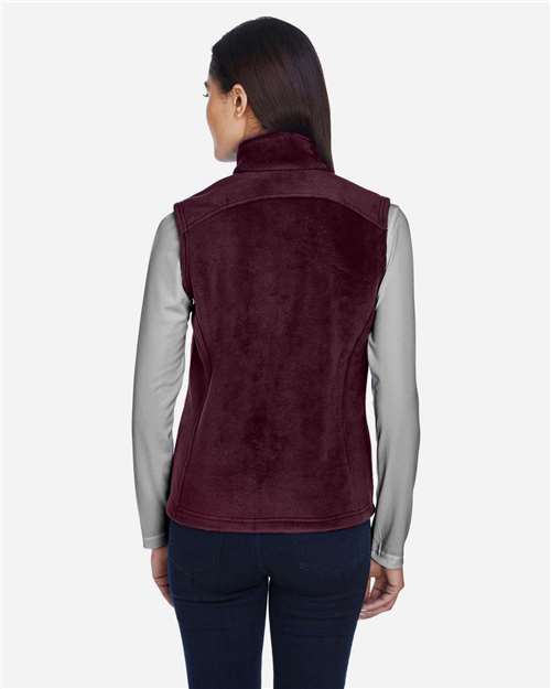 Women's Journey Fleece Vest - Burgundy