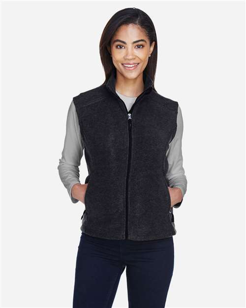 Women's Journey Fleece Vest - Heather Charcoal