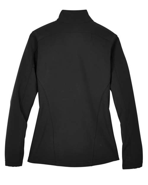 Women's Cruise Two-Layer Fleece Bonded Soft Shell Jacket - Black