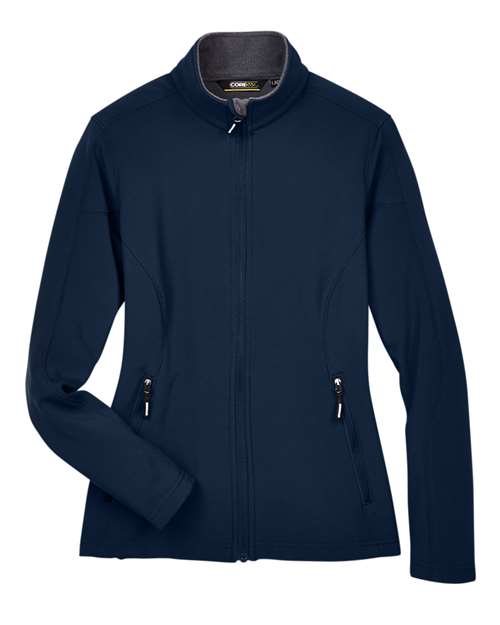 Women's Cruise Two-Layer Fleece Bonded Soft Shell Jacket - Classic Navy