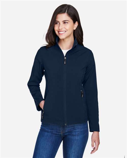 Women's Cruise Two-Layer Fleece Bonded Soft Shell Jacket - Classic Navy