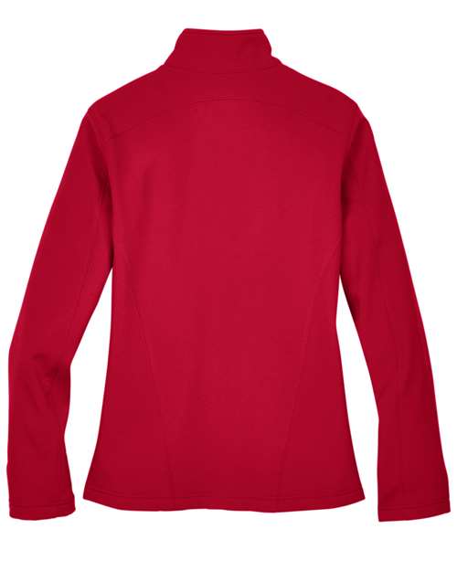 Women's Cruise Two-Layer Fleece Bonded Soft Shell Jacket - Classic Red