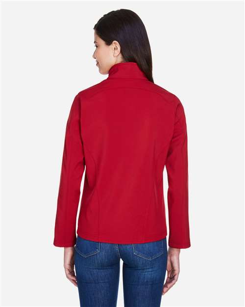 Women's Cruise Two-Layer Fleece Bonded Soft Shell Jacket - Classic Red