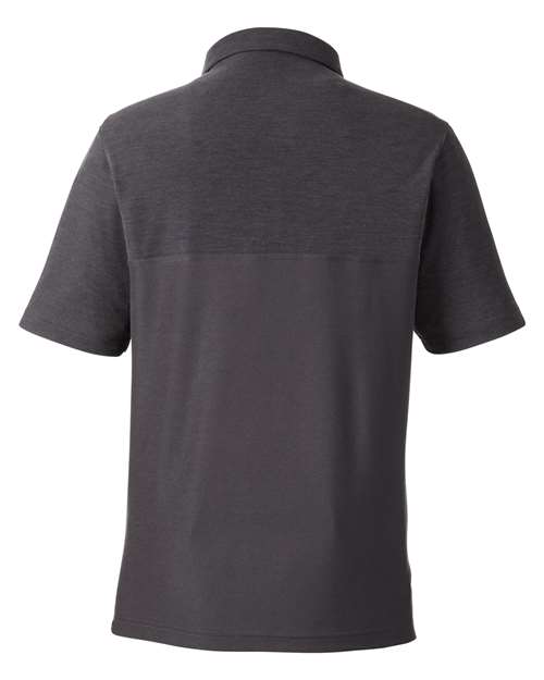 Men's Fusion ChromaSoft™ Colorblock Polo - Carbon/ Carbon Heather