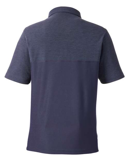 Men's Fusion ChromaSoft™ Colorblock Polo - Classic Navy/ Classic Navy Heather