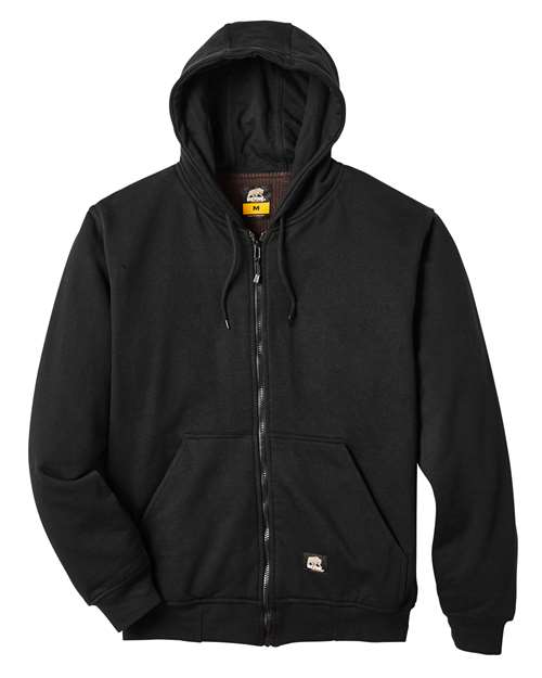 Men's Heritage Thermal Lined Hooded Sweatshirt - Black