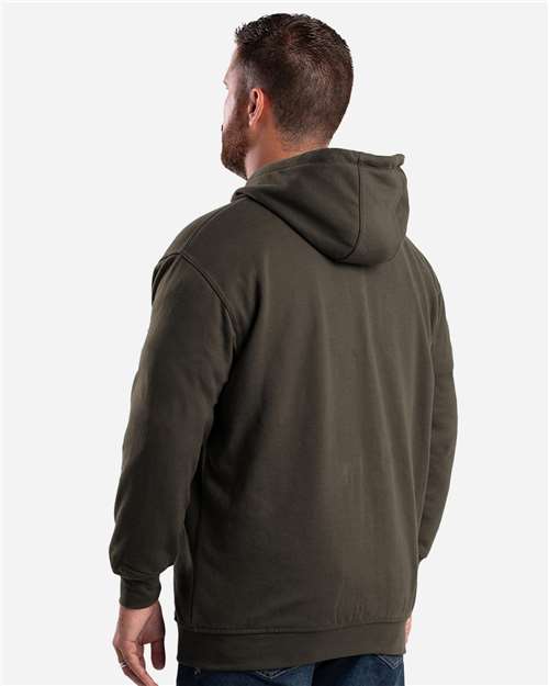 Men's Heritage Thermal Lined Hooded Sweatshirt - Dark Brown