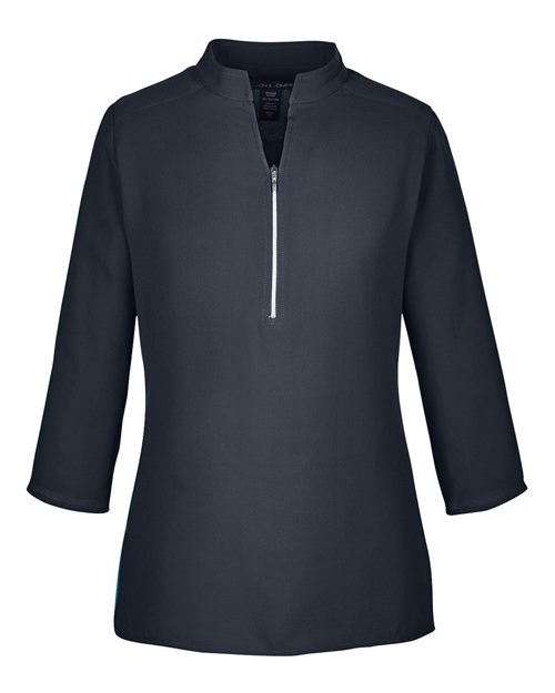 Women's Perfect Fit™ Three-Quarter Sleeve Crepe Tunic - Black