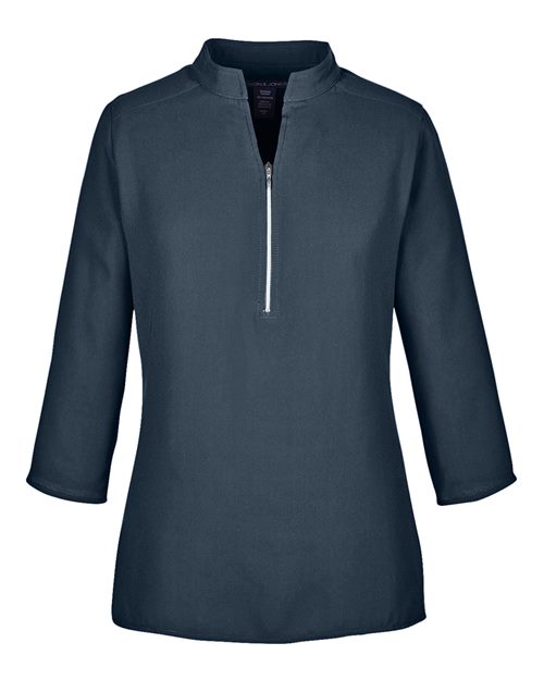 Women's Perfect Fit™ Three-Quarter Sleeve Crepe Tunic - Navy