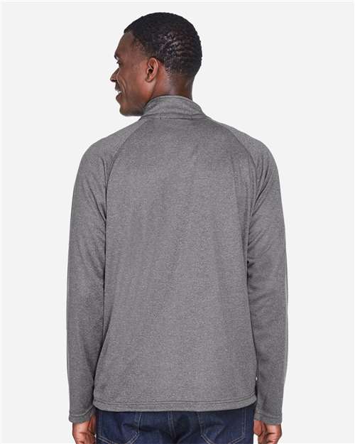 Men's Stretch Tech-Shell® Compass Quarter-Zip Pullover - Dark Grey Heather