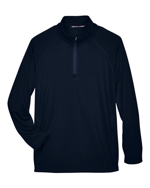 Men's Stretch Tech-Shell® Compass Quarter-Zip Pullover - Navy