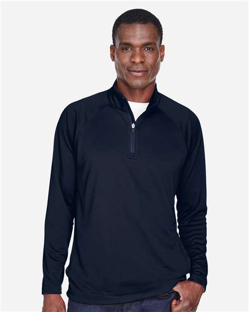 Men's Stretch Tech-Shell® Compass Quarter-Zip Pullover - Navy