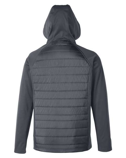 Unisex Techno Lite Hybrid Hooded Jacket - Carbon