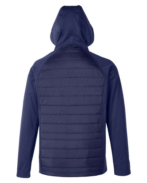 Unisex Techno Lite Hybrid Hooded Jacket - Classic Navy