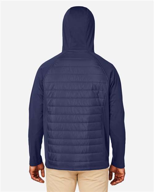 Unisex Techno Lite Hybrid Hooded Jacket - Classic Navy