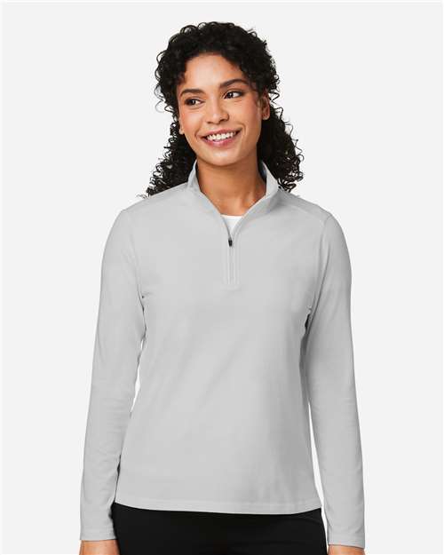 Women's Raleigh Stretch Quarter-Zip Pullover - Grey
