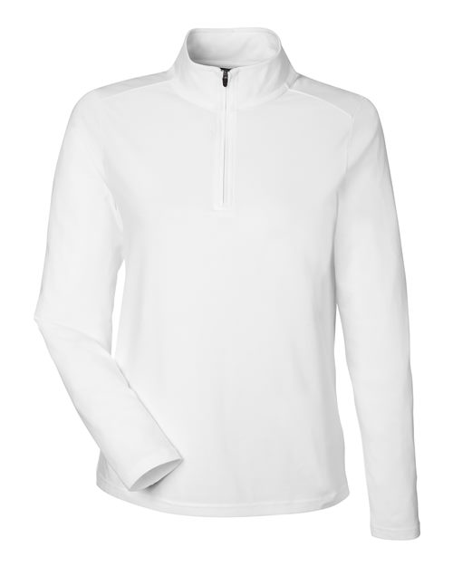 Women's Raleigh Stretch Quarter-Zip Pullover - White