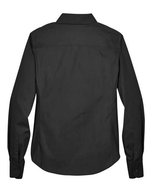 Women's Crown Collection® Broadcloth Woven Dress Shirt - Black