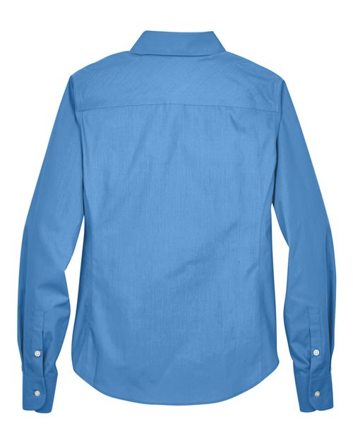 Women's Crown Collection® Broadcloth Woven Dress Shirt - French Blue
