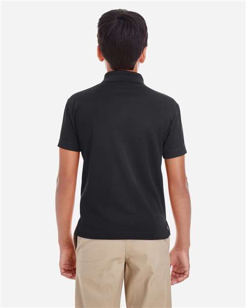 Youth Origin Performance Piqué Polo - Black