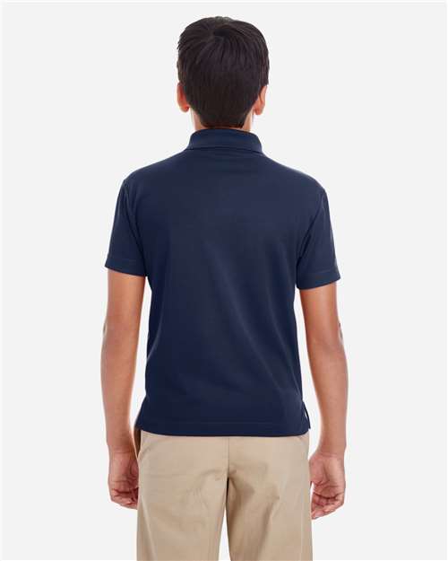 Youth Origin Performance Piqué Polo - Classic Navy