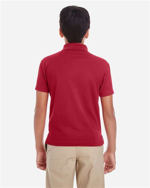 Youth Origin Performance Piqué Polo - Classic Red