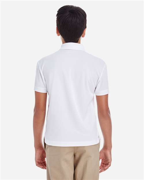 Youth Origin Performance Piqué Polo - White