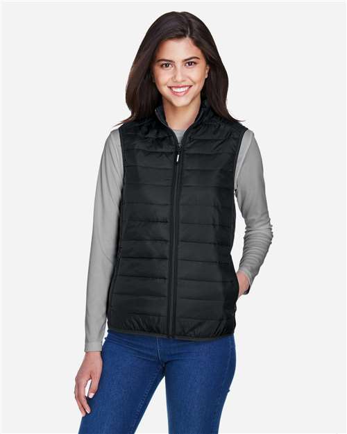 Women's Prevail Packable Puffer Vest - Black