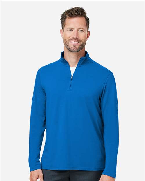 Men's Raleigh Stretch Quarter-Zip Pullover - French Blue