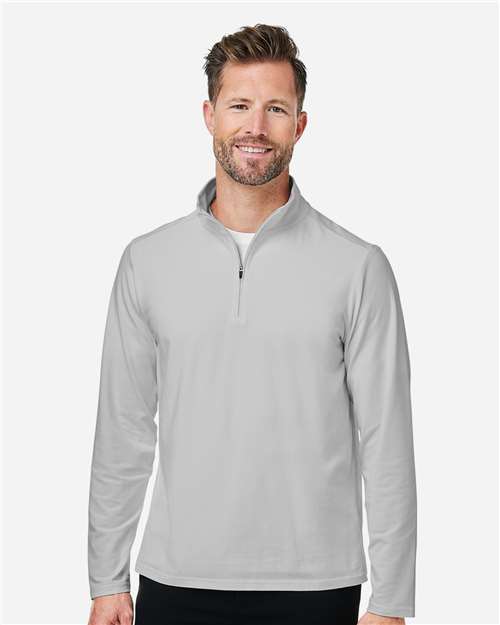Men's Raleigh Stretch Quarter-Zip Pullover - Grey