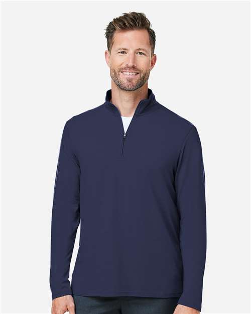 Men's Raleigh Stretch Quarter-Zip Pullover - Navy