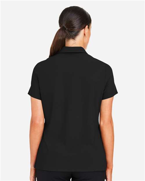 Women's CrownLux Performance® Windsor Welded Polo - Black