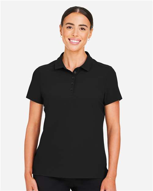 Women's CrownLux Performance® Windsor Welded Polo - Black