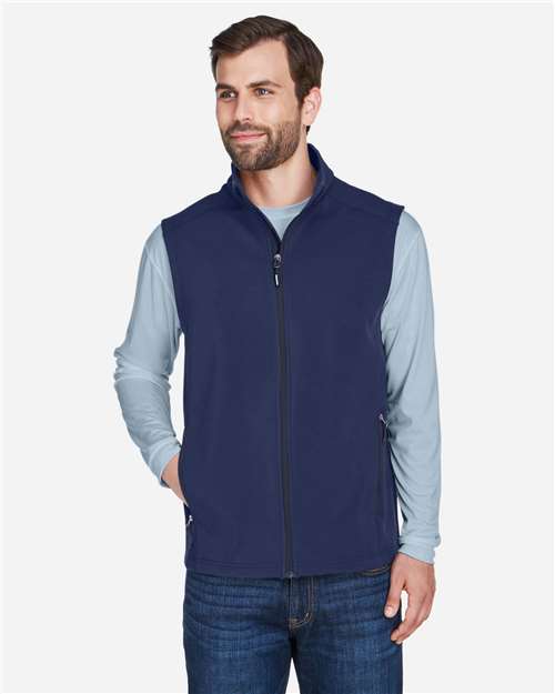 Men's Cruise Two-Layer Fleece Bonded Soft Shell Vest - Classic Navy