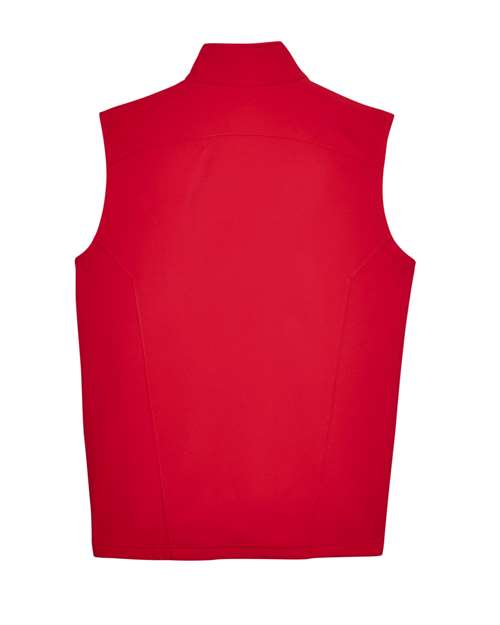 Men's Cruise Two-Layer Fleece Bonded Soft Shell Vest - Classic Red