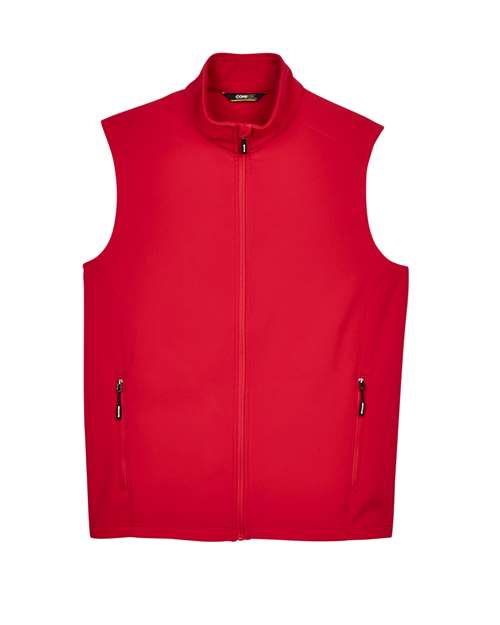 Men's Cruise Two-Layer Fleece Bonded Soft Shell Vest - Classic Red