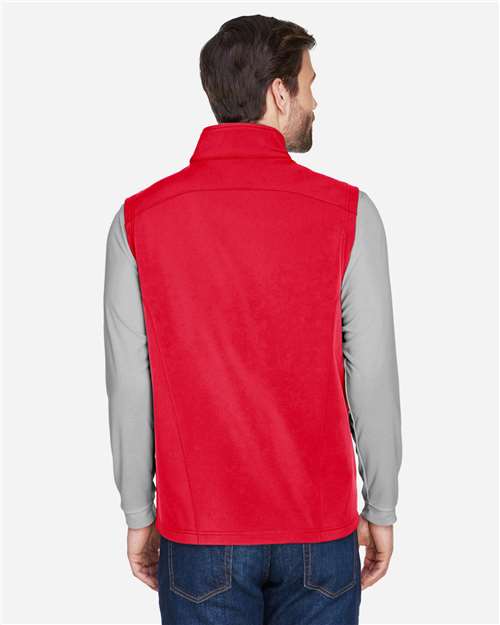 Men's Cruise Two-Layer Fleece Bonded Soft Shell Vest - Classic Red