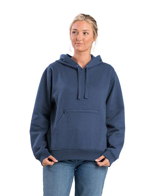 Women's Heritage Zippered Pocket Hooded Sweatshirt - Dusted Navy